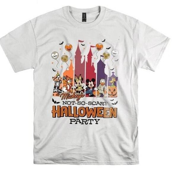 Other - Disney Mickey Mouse Halloween Party White Cotton T-Shirt
